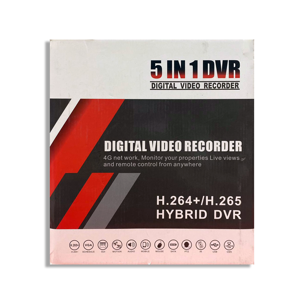 5 IN 1 DVR DIGITAL VIDEO RECORDER H.264+/H.265 HYBRID DVR