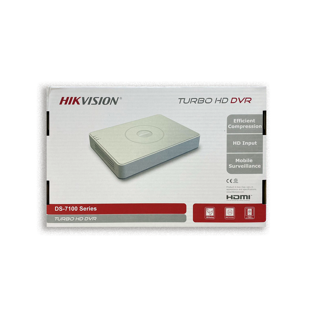 Hikvision orijinal 4-ch Mini 1U NVR H.265 + 4 kanala kadar ve 4 Poe portu IP DS-7104NI-Q1/4 P 6 MP yüksek çözünürlüklü NVR kadar