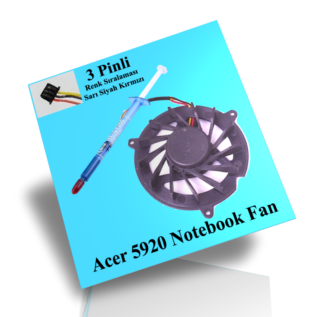 Acer 5920 Fan işlemci Fanı Soğutucu Fan acas5920f