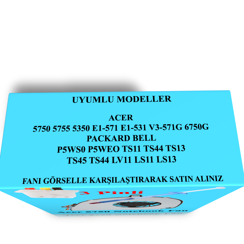 PackardBell LV11 Fan işlemci Fanı Soğutucu Fan Ac5750F