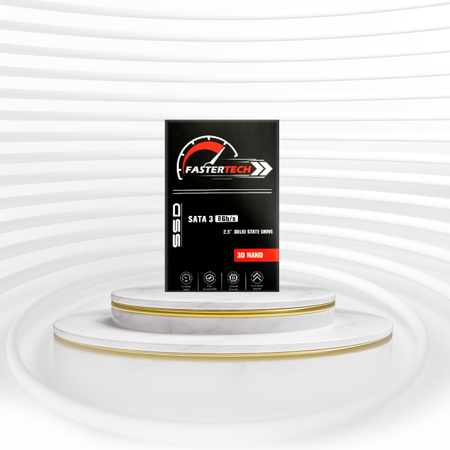 Fastertech 256 Ssd 256GB 2,5” Sata 3 480/520 Mb