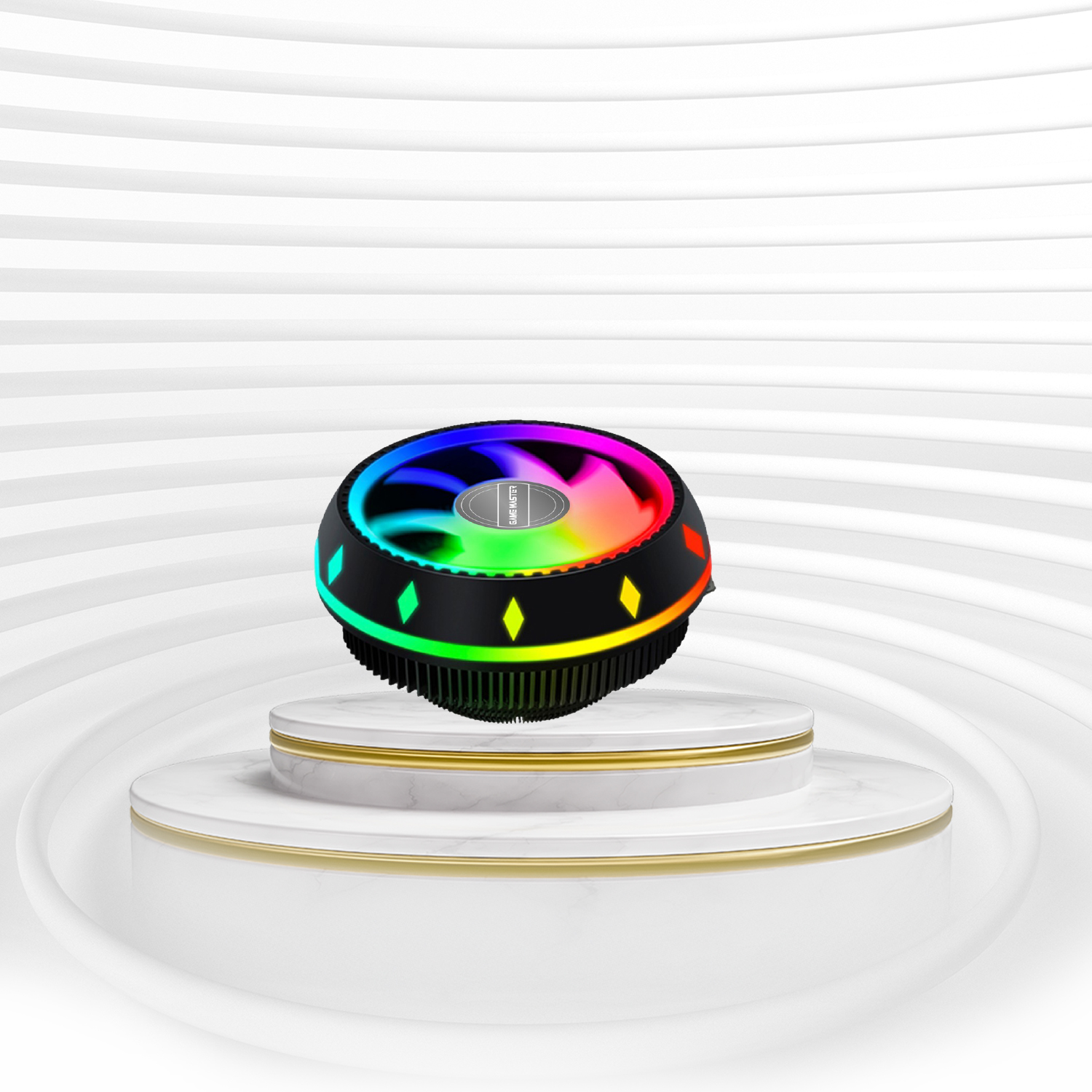 Game Master Gm-95 Rainbow Ufo Tipi Siyah Cpu Fan