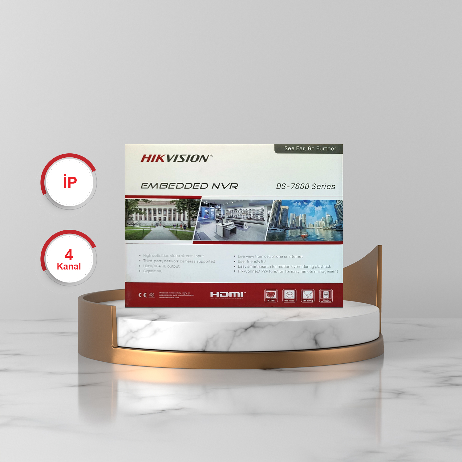 HIKVISION Ds-7104ni-Q1 4.0 Mp