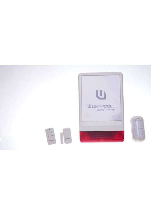 Uniywell Fuas-08-Wf Kablosuz Dış Ortam Sirenli Wifi Alarm Seti