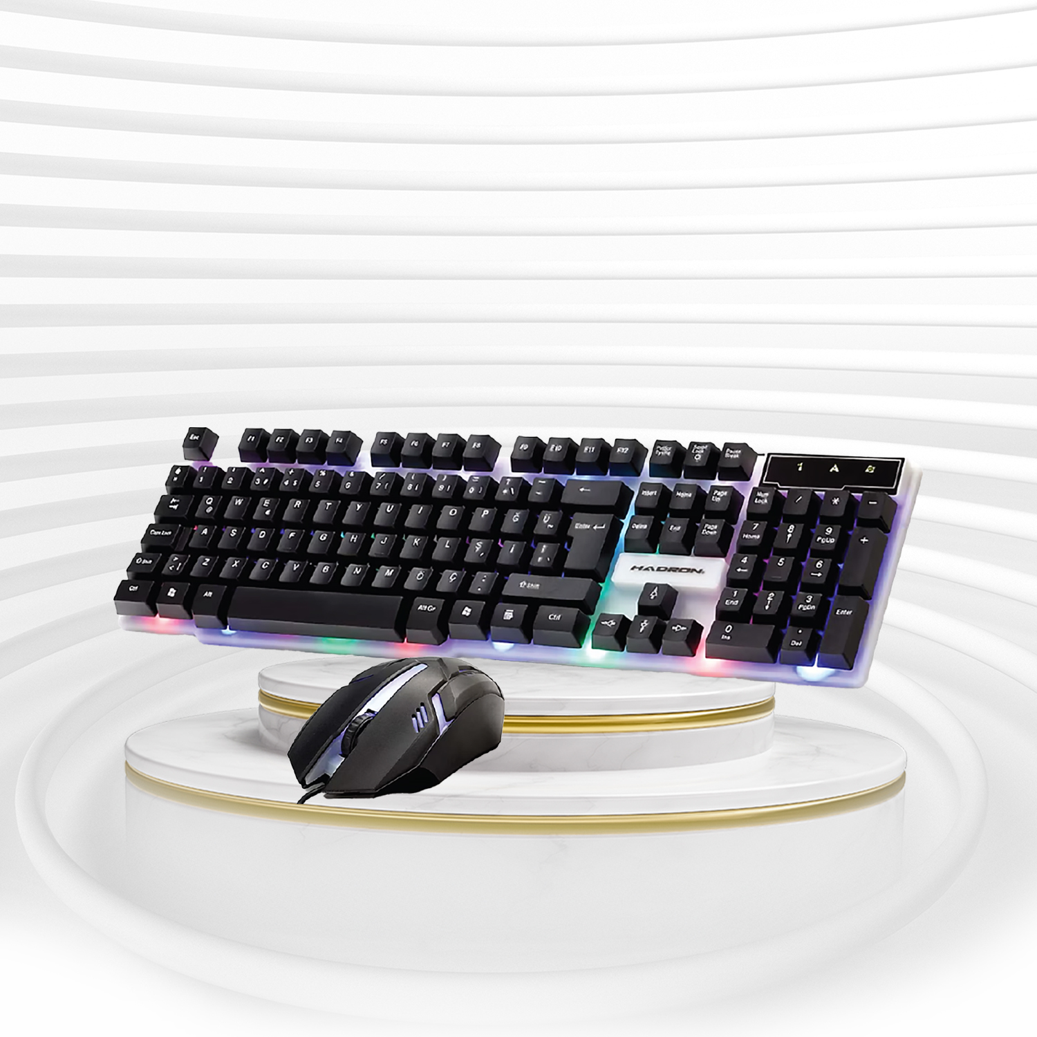 Hadron H837Q Kablolu Oyuncu Klavye Mouse Seti