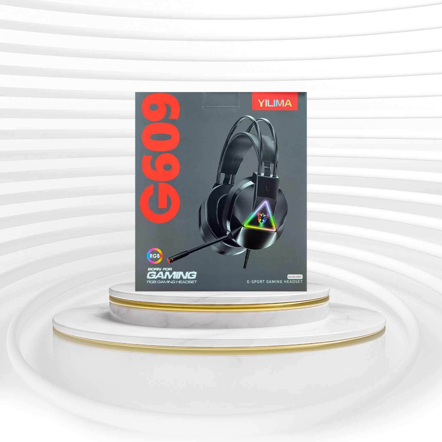 Işıklı Oyuncu Kulaklığı YILIMA G609 7.1 USB