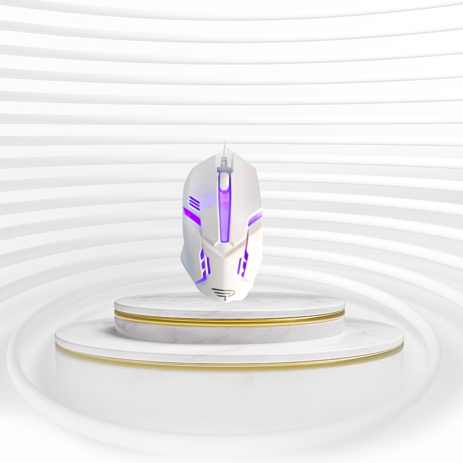 Platoon Pl-1832 Beyaz Usb Kablolu Rgb Gaming Mouse
