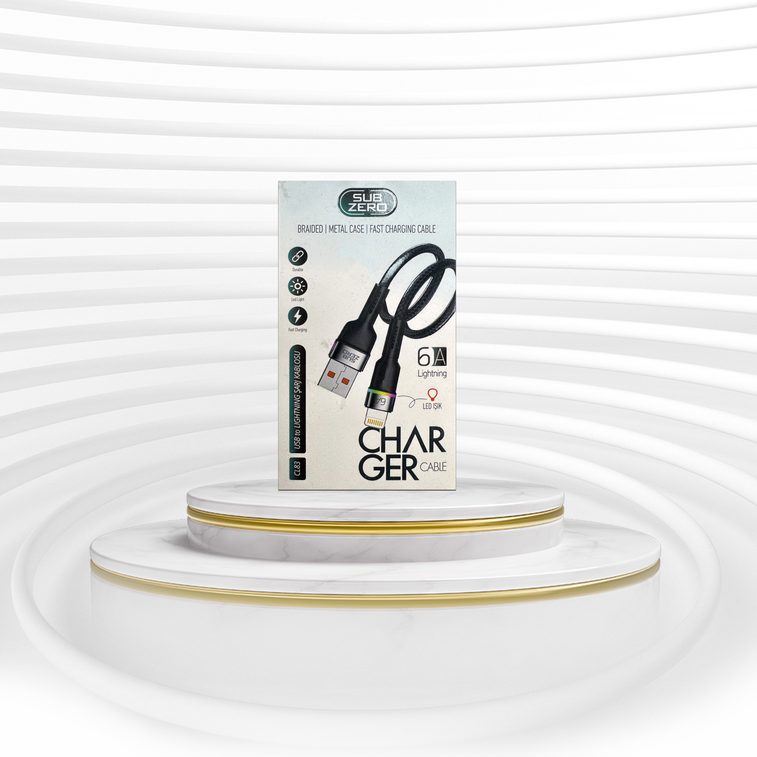 Subzero CL83 6A İphone Şarj Kablosu