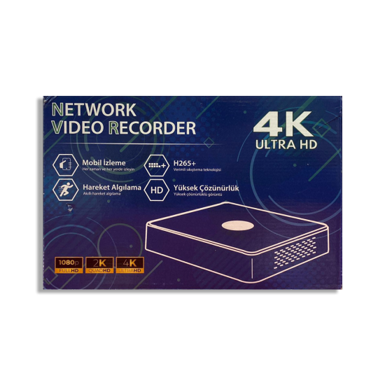 NETWORK  4K ULTRA Hareket Algdama VIDEO RECORDER