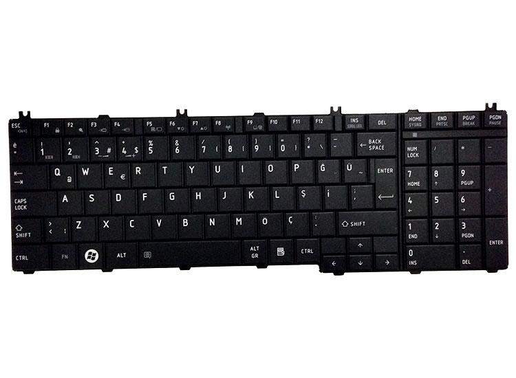 Toshıba C650 Siyah  Klavye  