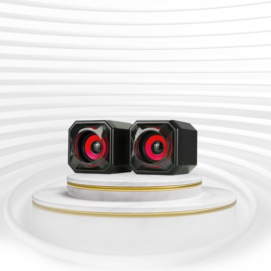 TRİO TRS5 2.0 Multimedia RGB Işıklı 3W 2 Siyah