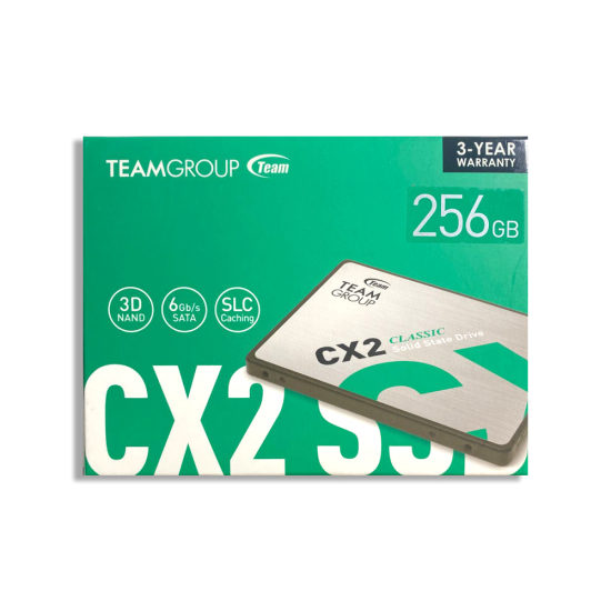 Team Cx2 T253X6256G0C101 256 GB 520 - 430 MB/s Sata3 2.5’’ SSD