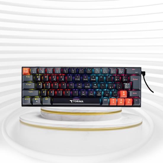 Torima TK-06 Mekanik Rgb Işıklı Kablolu Q Klavye Siyah