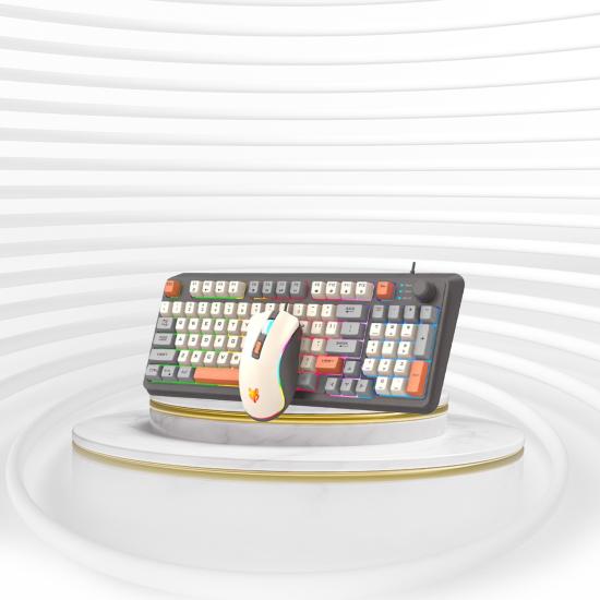 K820 RGB Arkadan Aydınlatmalı Dokunmatik Ses Kon
